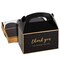 24-Pack 6.3 x 3.5 x 3.5-Inch Black Party Favor Gable Boxes, Thank You Gift Boxes for Birthday, Wedding, and Baby Shower Celebrations
